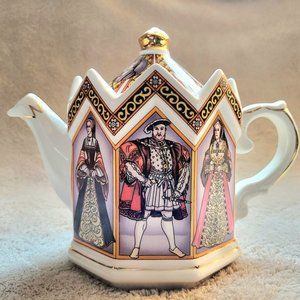 Sadler Teapot King Henry the Vlll and His Six Wives Made In England